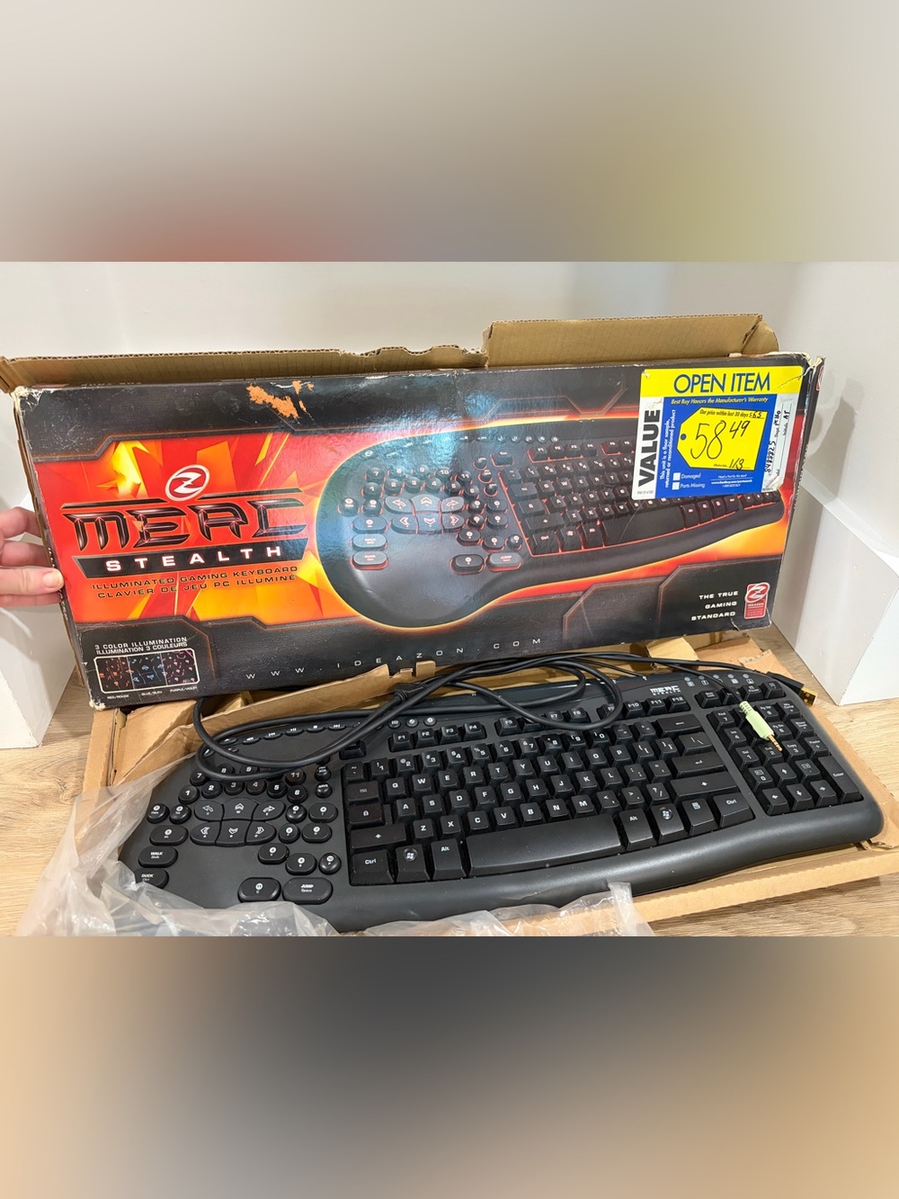Merc Stealth model KUH0702 Gaming Keyboard by Ideazon (pre SteelSeries)